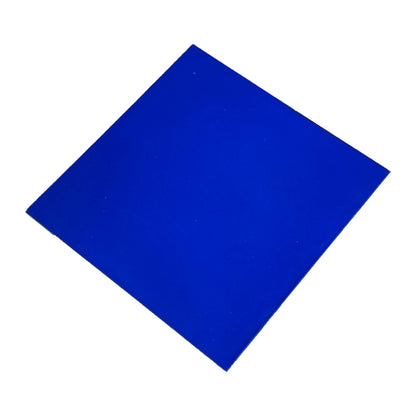 Blue Acrylic Optical Filter 14.5cm x 14.5cm for Lighting Projects