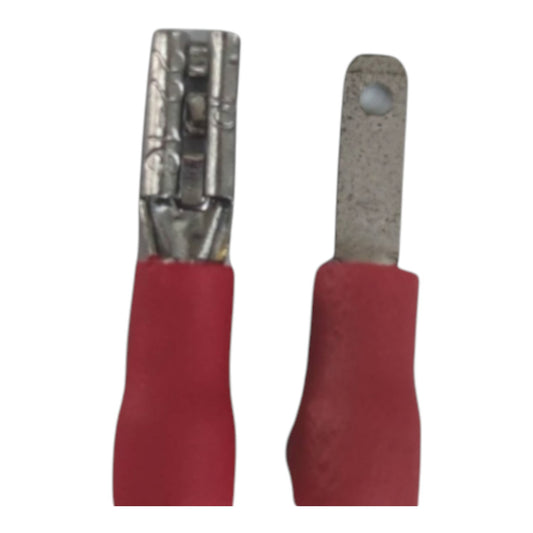 Local Terminal Lugs Connector Type for 2.0mm Wire 7mm with Insulation Head Male and Female, Spade Connector 7mm Male and Female, Terminal Spade Connector, Spade Terminal - front view
