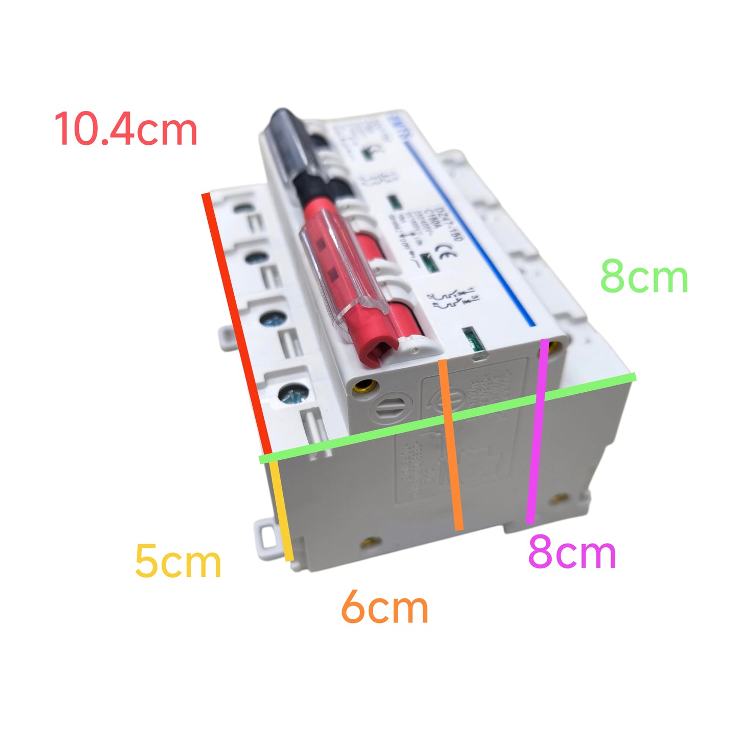 MTS 150A 2Pole Miniature Circuit Breaker 10KAIC 220V DZ47-150