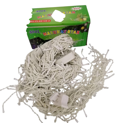 Mabuhay 400 Curtain LED Christmas Light Twinkling Warm White 3000K 220V Blinking 12W 8 Meters Length, String Distant 19cm, String Length 50cmCL69149-2