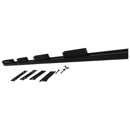 Magnetic Track Light 1 Meter with 3pcs 6W Grille Type Daylight 6500K with 100W Power Supply 220V ( ILLUMIQ TERRA) 26mm Track