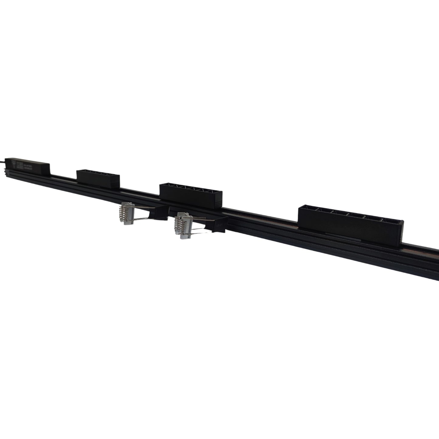 Magnetic Track Light 1 Meter with 3pcs 6W Grille Type Warm White with 100W Power Supply 220V ( ILLUMIQ TERRA) 26mm Track