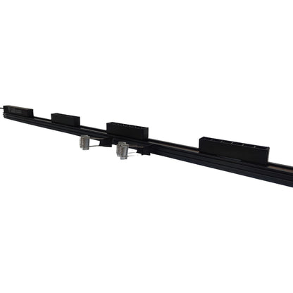 Magnetic Track Light 1 Meter with 3pcs 6W Grille Type Warm White with 100W Power Supply 220V ( ILLUMIQ TERRA) 26mm Track