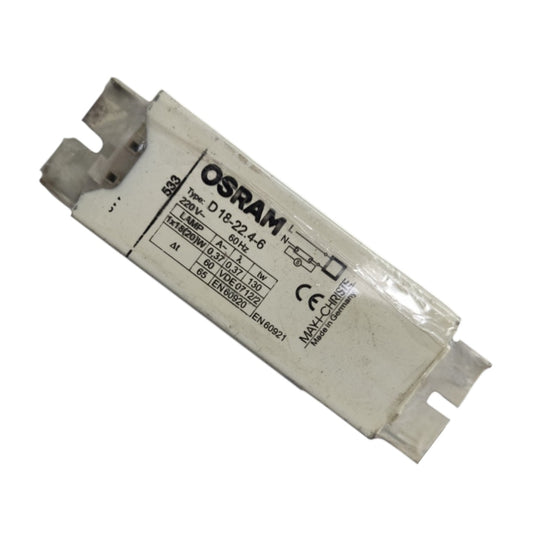 An Osram D1B-22-4-6 electronic component in a white plastic case with a clear protective wrapper, shown on a plain white background.