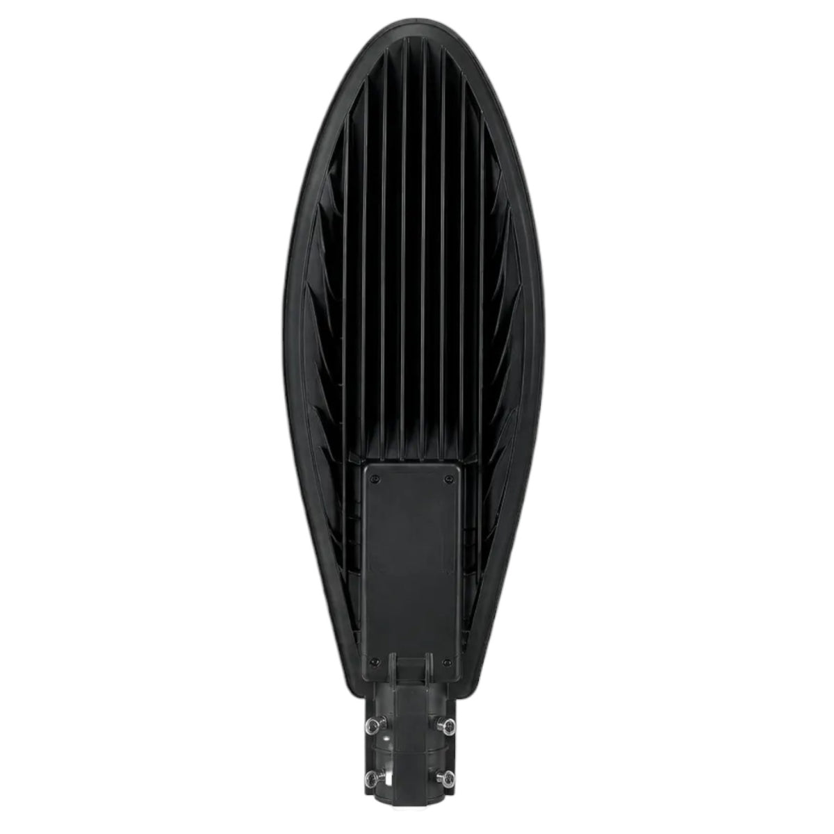 A slim black solar panel or solar energy device shown in a side profile view against a plain white background.