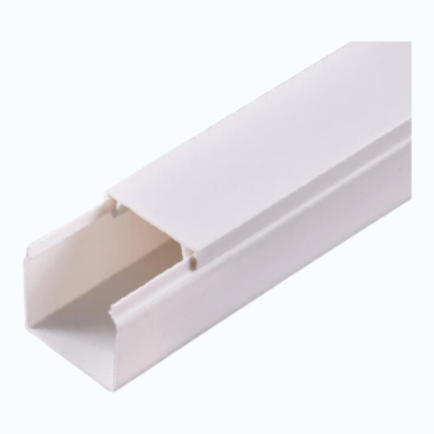 McGill PVC Solid Cable Duct PVC Wire Duct , Cable Trucking Approximated by 1 Meter 25mm x 25mm