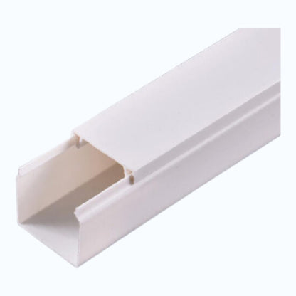McGill PVC Solid Cable Duct PVC Wire Duct , Cable Trucking Approximated by 1 Meter 25mm x 25mm