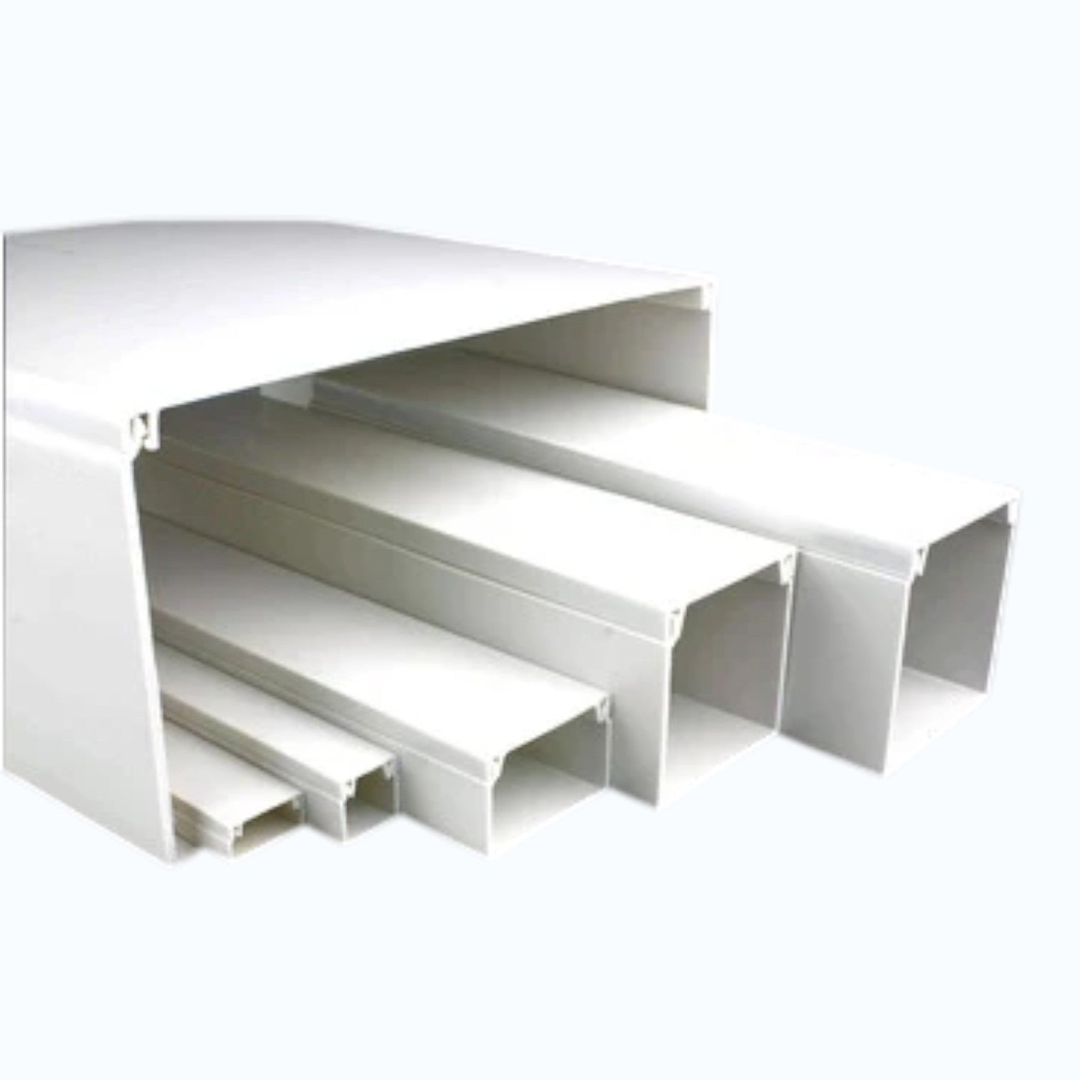 McGill PVC Solid Cable Duct PVC Wire Duct , Cable Trucking Approximated by 1 Meter 25mm x 25mm 1 x 1 inch