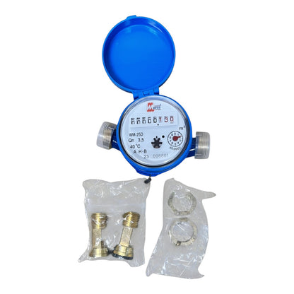 Meco Water Meter 1 Inches or 25.4mm WM-25D Electx Electrical Supply