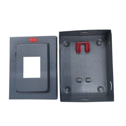 Nema 1 Panel Board for 2 Pole with removable cover and internal mounting options