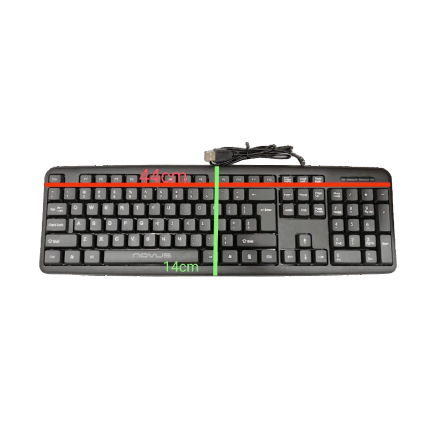 Denko Nova standard keyboard for PC featuring a sleek design and full-size layout