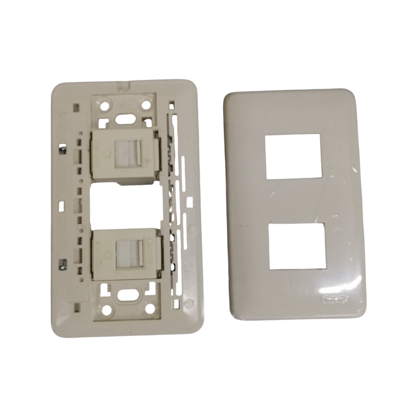 Omni 2 Gang Computer Modular Outlet , Data Outlet , Lan Outlet Classic Series WEP-102+ (WEC-303x2)