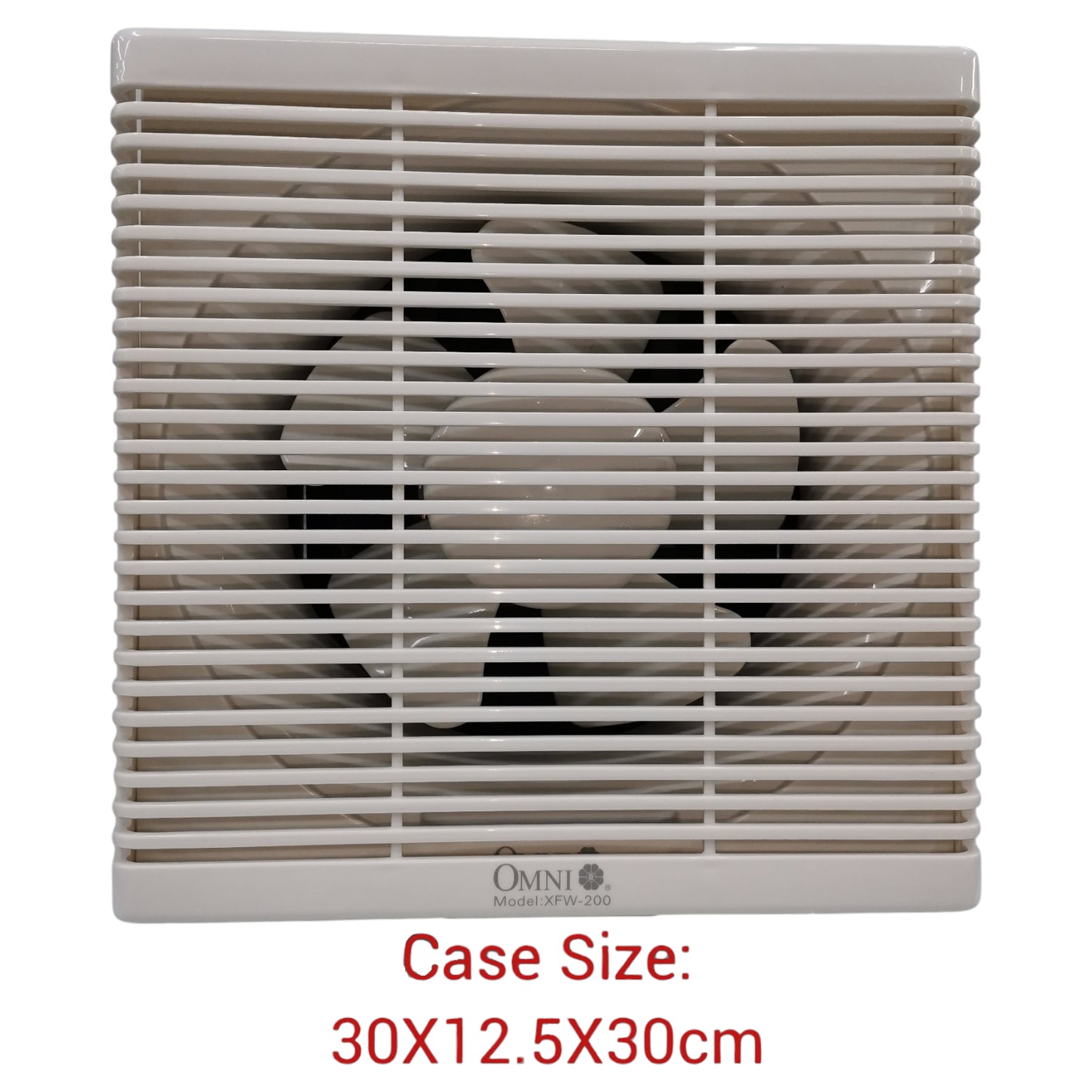 Omni 8 Inches Exhaust Fan 60Hz 220V Wall Type 200mm x 200mm XFW-200