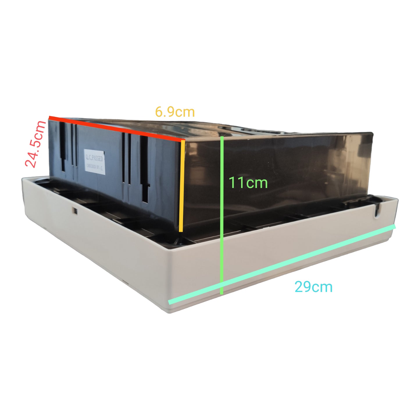 Omni 8 Inches Exhaust Fan 60Hz 220V Wall Type 200mm x 200mm XFW-200