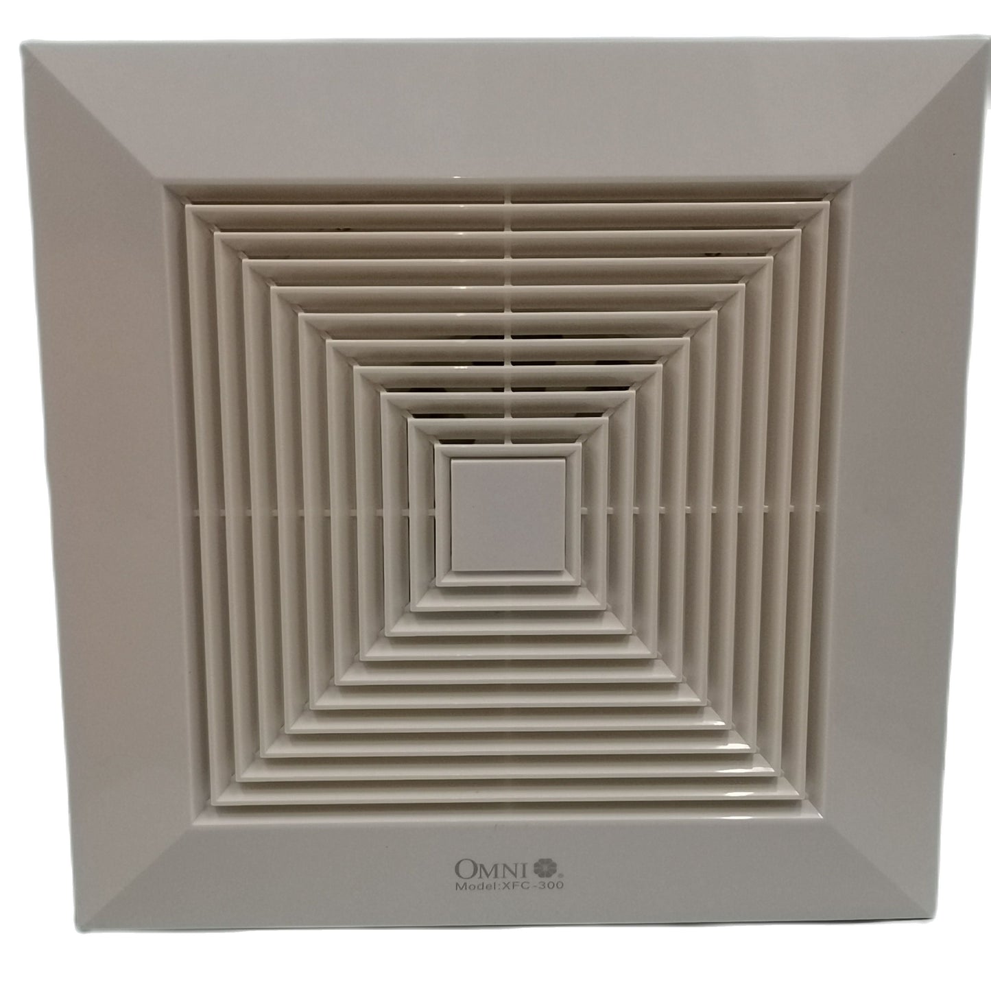 Omni 12 Inches Ceiling Mounted Exhaust Fan 220V 60Hz Duct Fan 300mm x 300mm Bathroom Exhaust Fan Ceiling Exhaust Fan XFC300