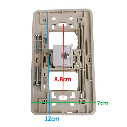 Omni 1 Gang Computer Modular Outlet , Data Outlet , Lan Outlet Classic Series WEP-101+ WEC-303