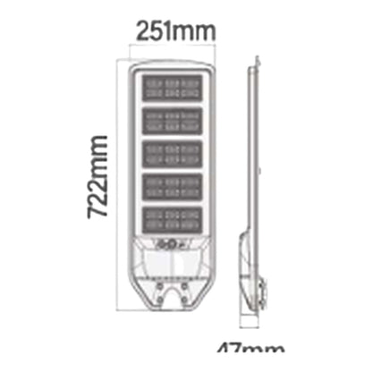 Omni 20W Solar Street Lamp 2700LM SSL-20M2700LM