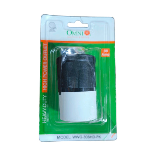 Omni 30A 2p+E Twist Lock Outlet Cord Connector Type WWG-30BHD