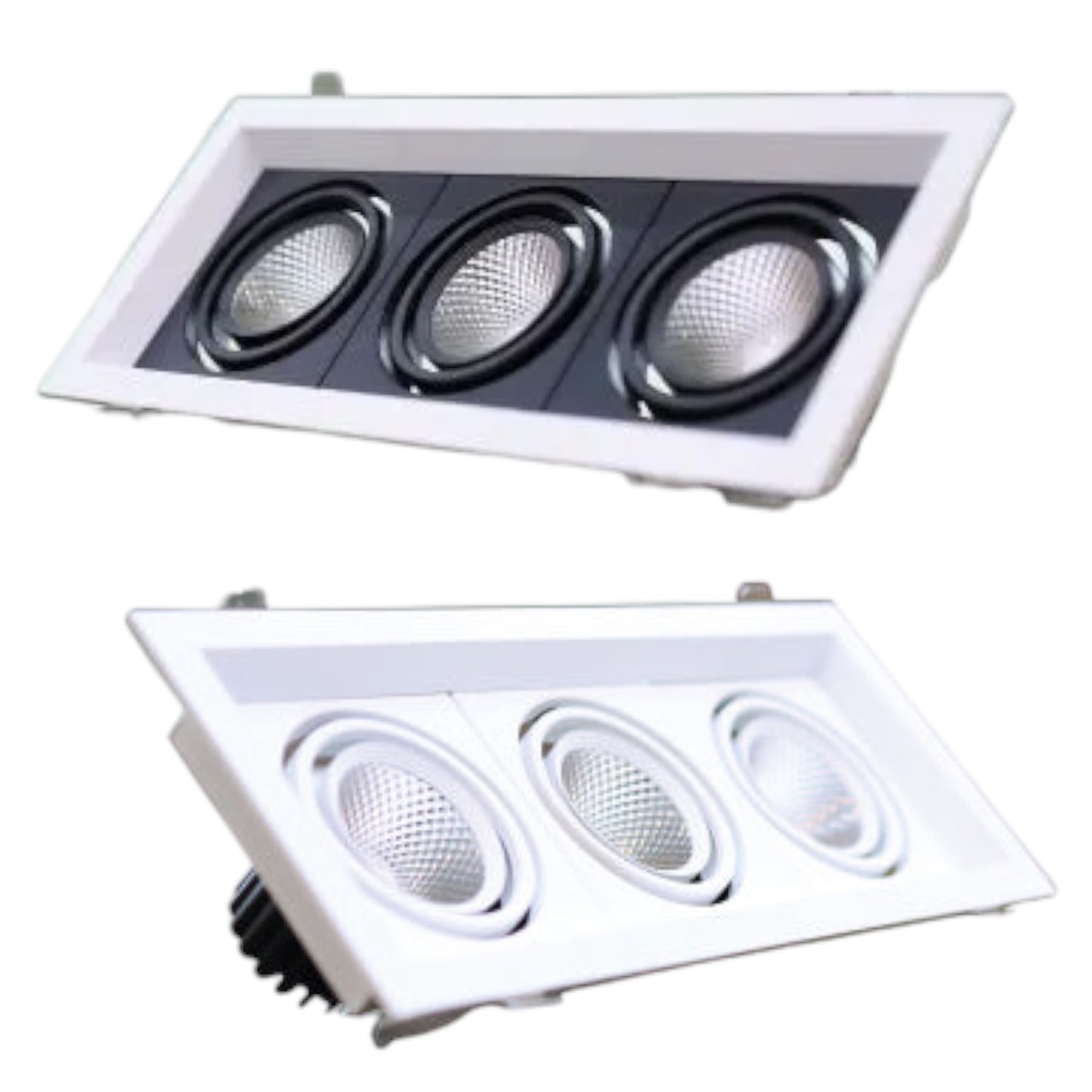 Omni 30W LED Down Light Grilled Commercial Type 4000K Cool White 2100lm 220-240V LGL-3X10WCW