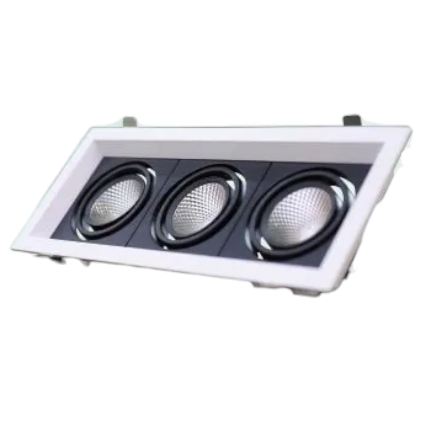 Omni 30W LED Down Light Grilled Commercial Type 4000K Cool White 2100lm 220-240V LGL-3X10WCW