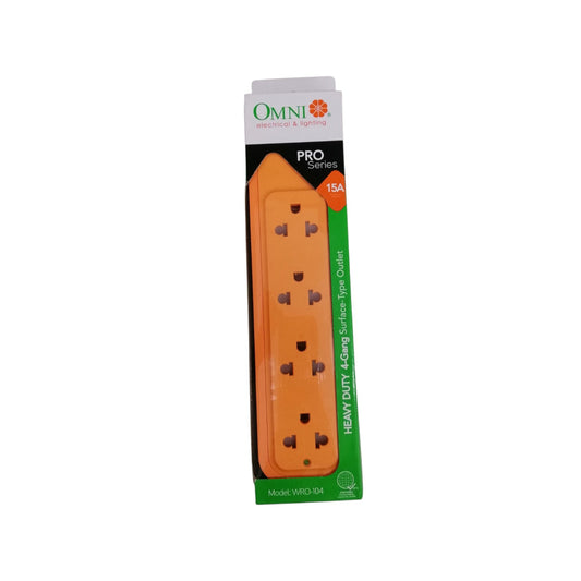 Omni  4 Gang   Extension Outlet Heavy Duty Surface Type WRO-104