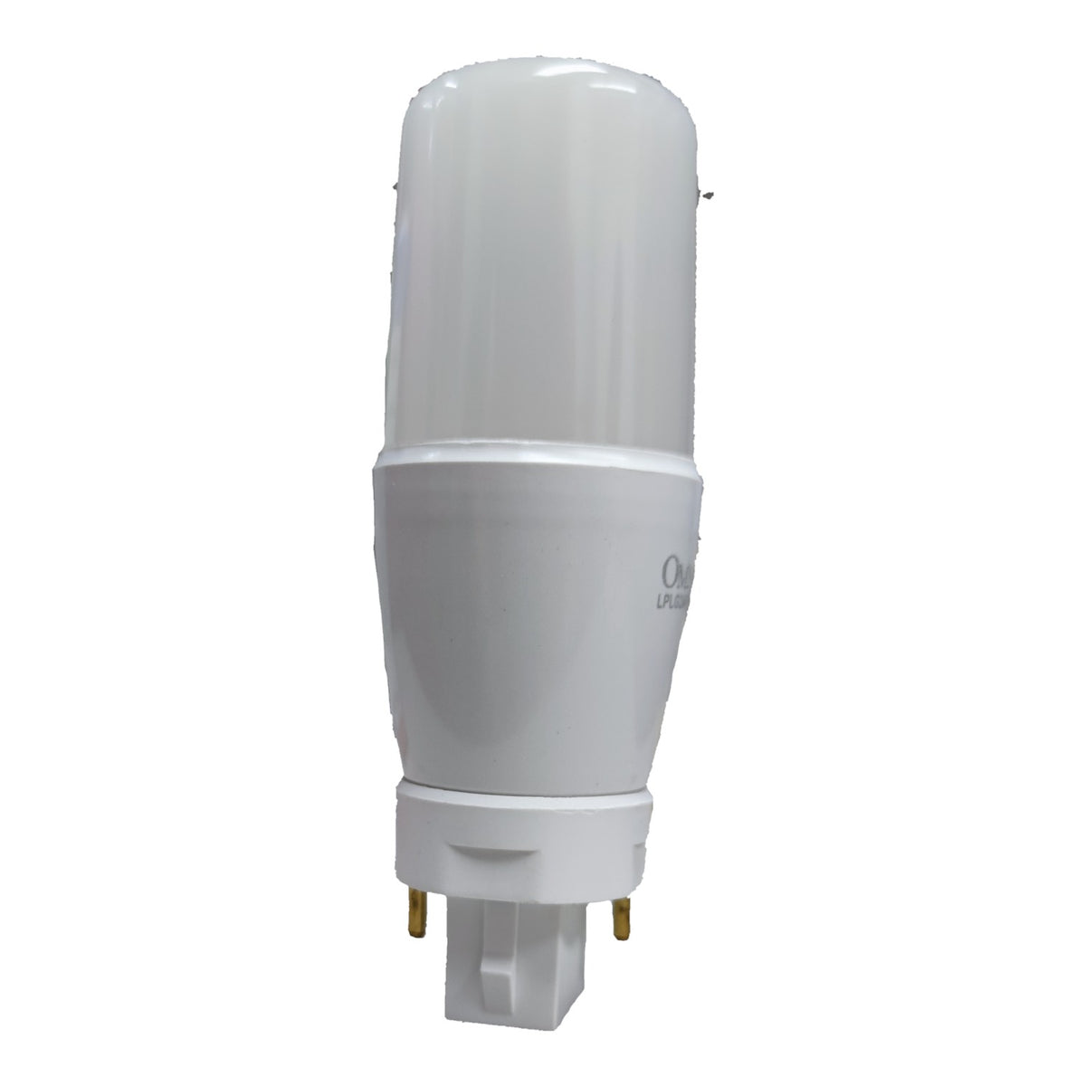 A white GU10 LED light bulb with a cylindrical frosted top and a wider base, shown against a plain white background.
