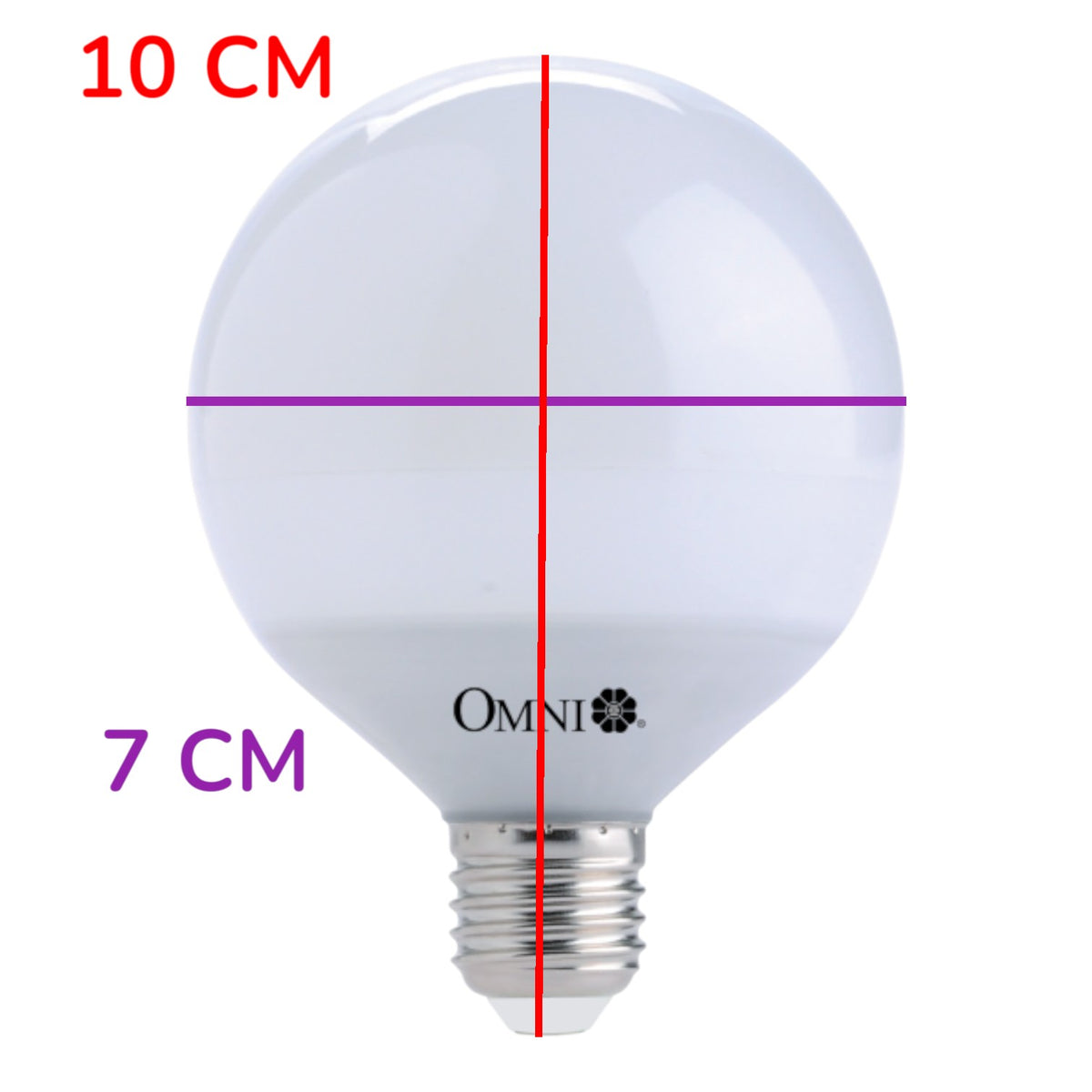 Omni 8W LED Globe Bulb E27 220V 6500k Daylight or 2700k Warm White LLG70E27-8W I Electx Electrical Supply