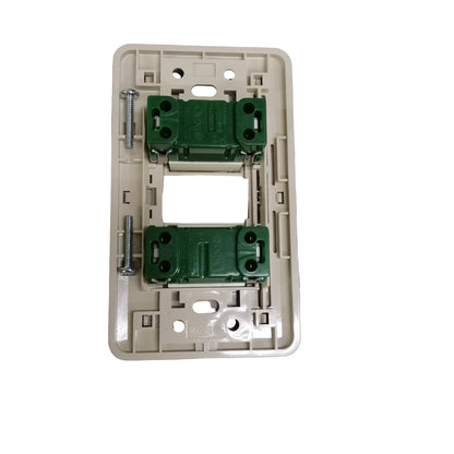Omni Classis 2 Gang 3 Way Switch 16A 250V with Plate Cover WEP-101+(WES-223x2)