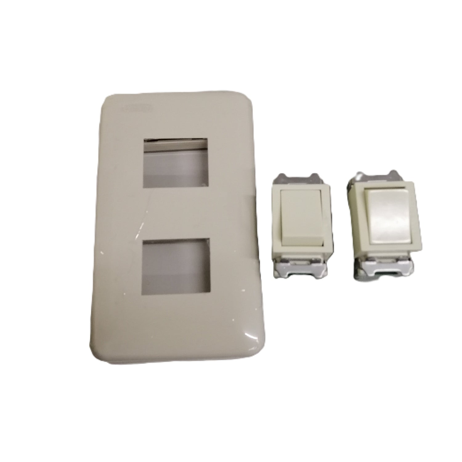 Omni Classis Series 2 Gang 3 Way Switch 16A 250V with Plate Cover WEP-101+(WES-223x2) III