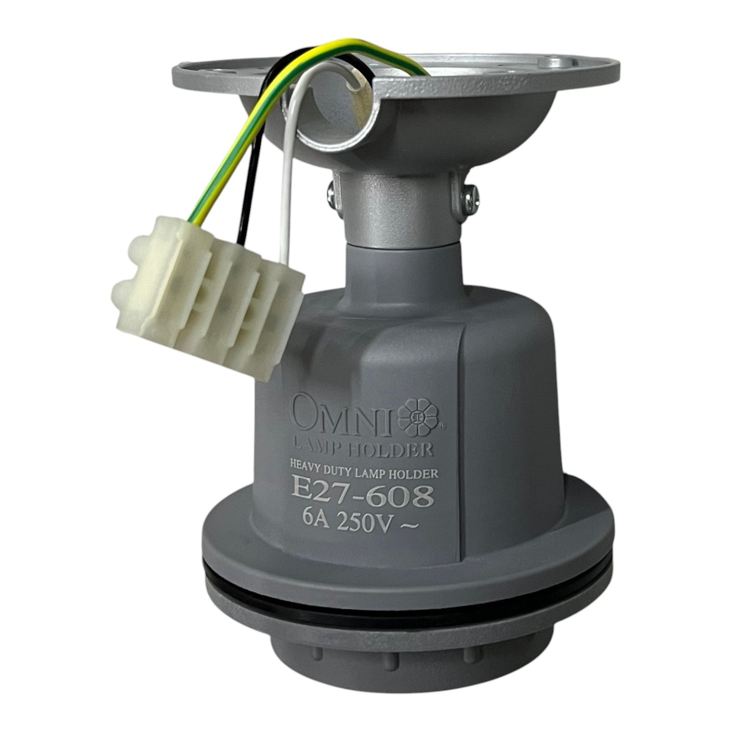 Omni E27 Lamp Holder 6A 1500W 250V Heavy Duty Outdoor Light Socket E27-608 Electx Electrical Supply
