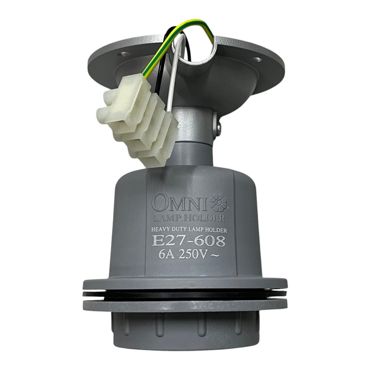 Omni E27 Lamp Holder 6A 1500W 250V Heavy Duty Outdoor Light Socket E27-608 Electx Electrical Supply