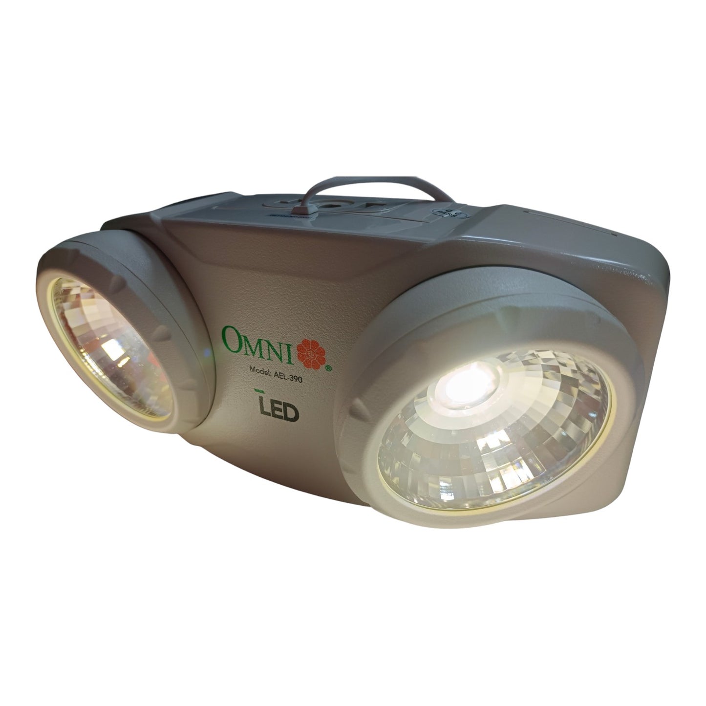 Omni LED emergency light on a white background