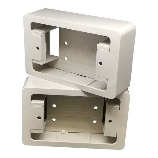 Omni Utility Box Surface Type PVC Utility Box Surface Type WSU-001 Electx Electrical Supply