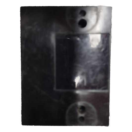 Tape cassette with visible label on a white background
