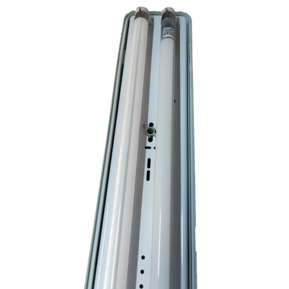 Opple weatherproof LED fixture 2x18W with dual fluorescent tubes for outdoor lighting applications