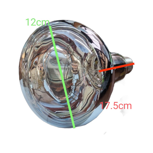 Orbik 375W Infrared Lamp E27 220V AC Siccatherm, Heat Lamp for Food