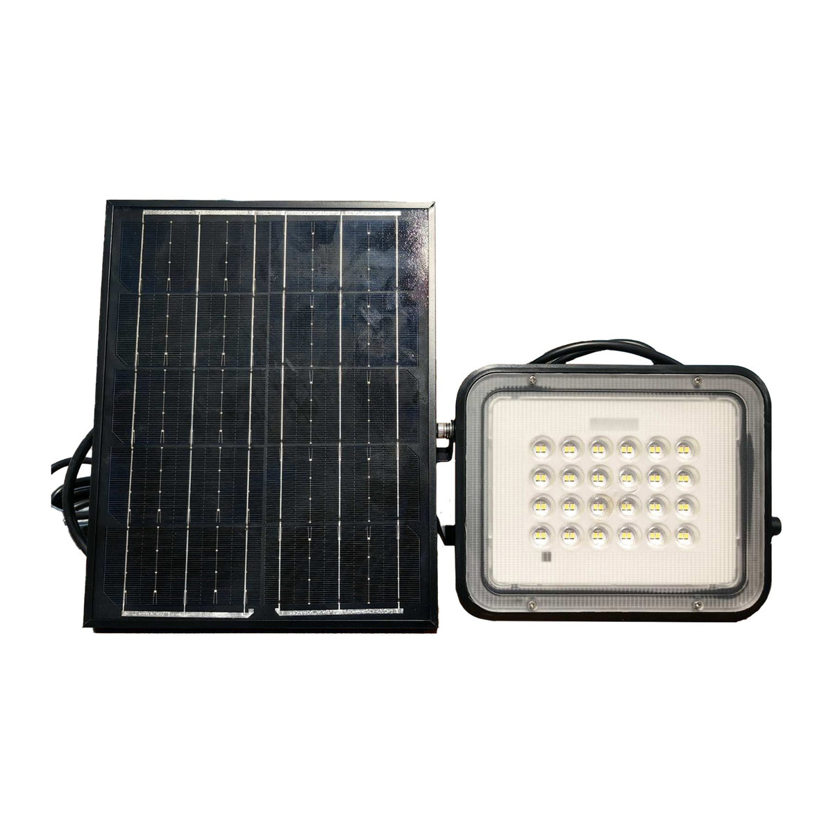 Osram 150W LED Eco G2 Solar Floodlight 1800 Lumens Daylight 6500K — solar floodlight kit with monocrystalline solar panel and LED lamp head