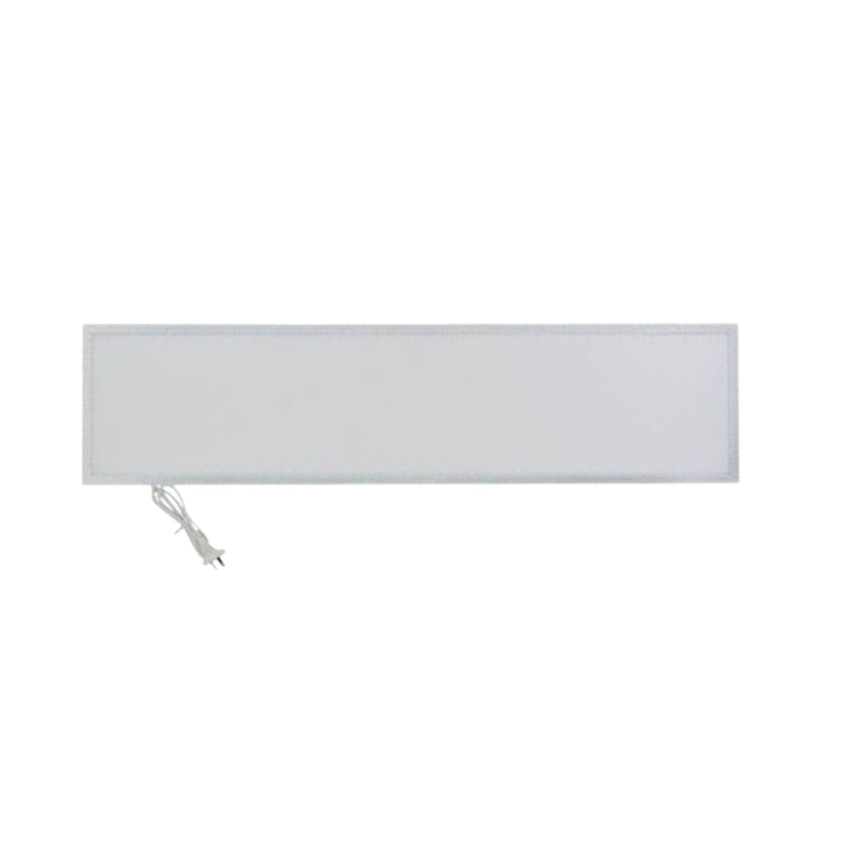 A rectangular white LED panel light with a power cord attached, shown against a plain white background.