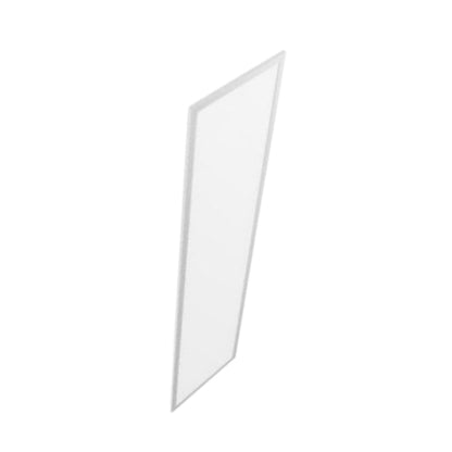 A side view of a white and dark gray electrical switch module with a white lever, shown against a plain white background.