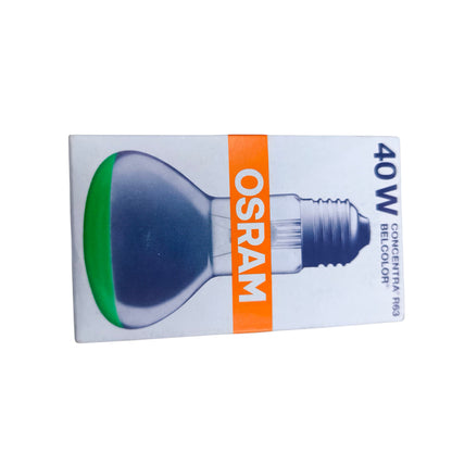 Osram 40W Spotlight E27 220V Green R63 Belcolor