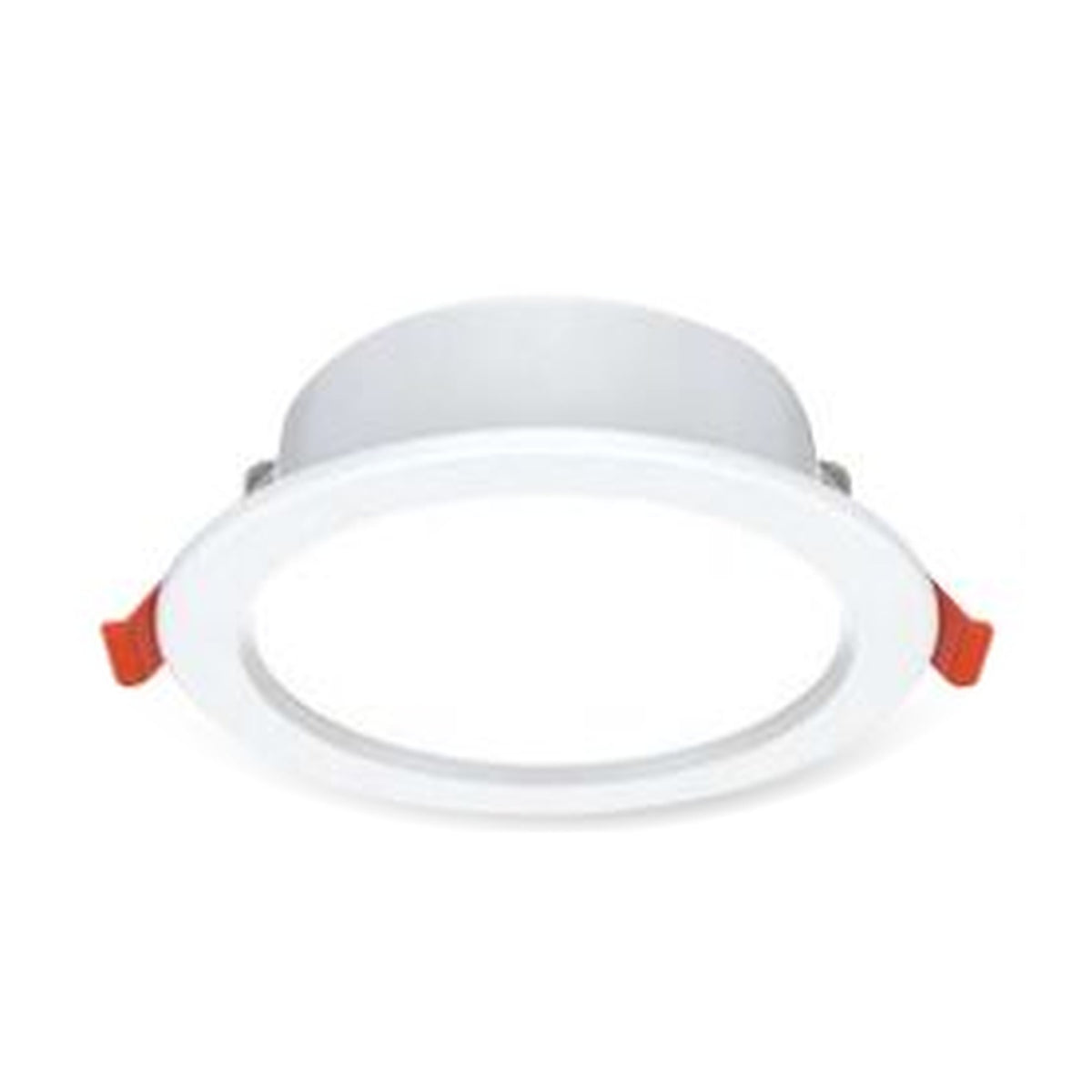 Osram 9W LED Eco Recessed Downlight Daylight 6500K 765 Lumens 90mm Cutout 220-240V — round white recessed LED downlight with spring clips