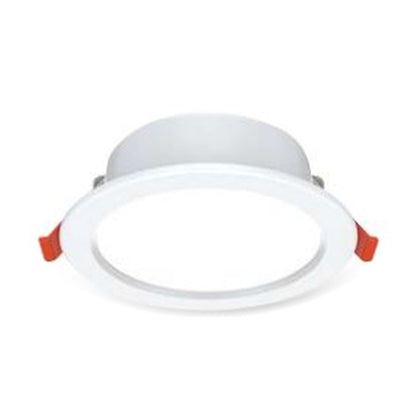 Osram 9W LED Eco Recessed Downlight Daylight 6500K 765 Lumens 90mm Cutout 220-240V — round white recessed LED downlight with spring clips