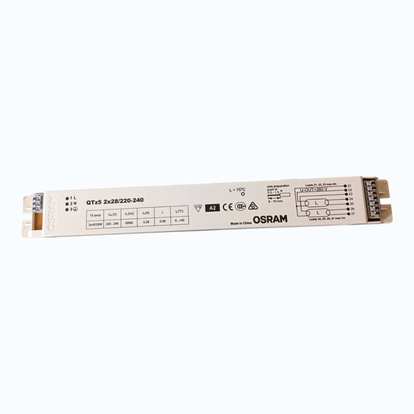 Osram Electronic Ballast For T5 2X 28W 220V-240V AC