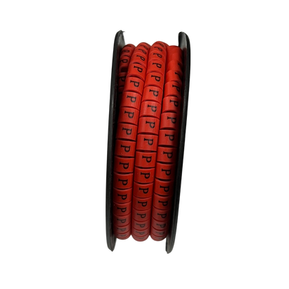 Grippes (P) Cable Marker Red 5.0mm to 7.2mm 350pcs