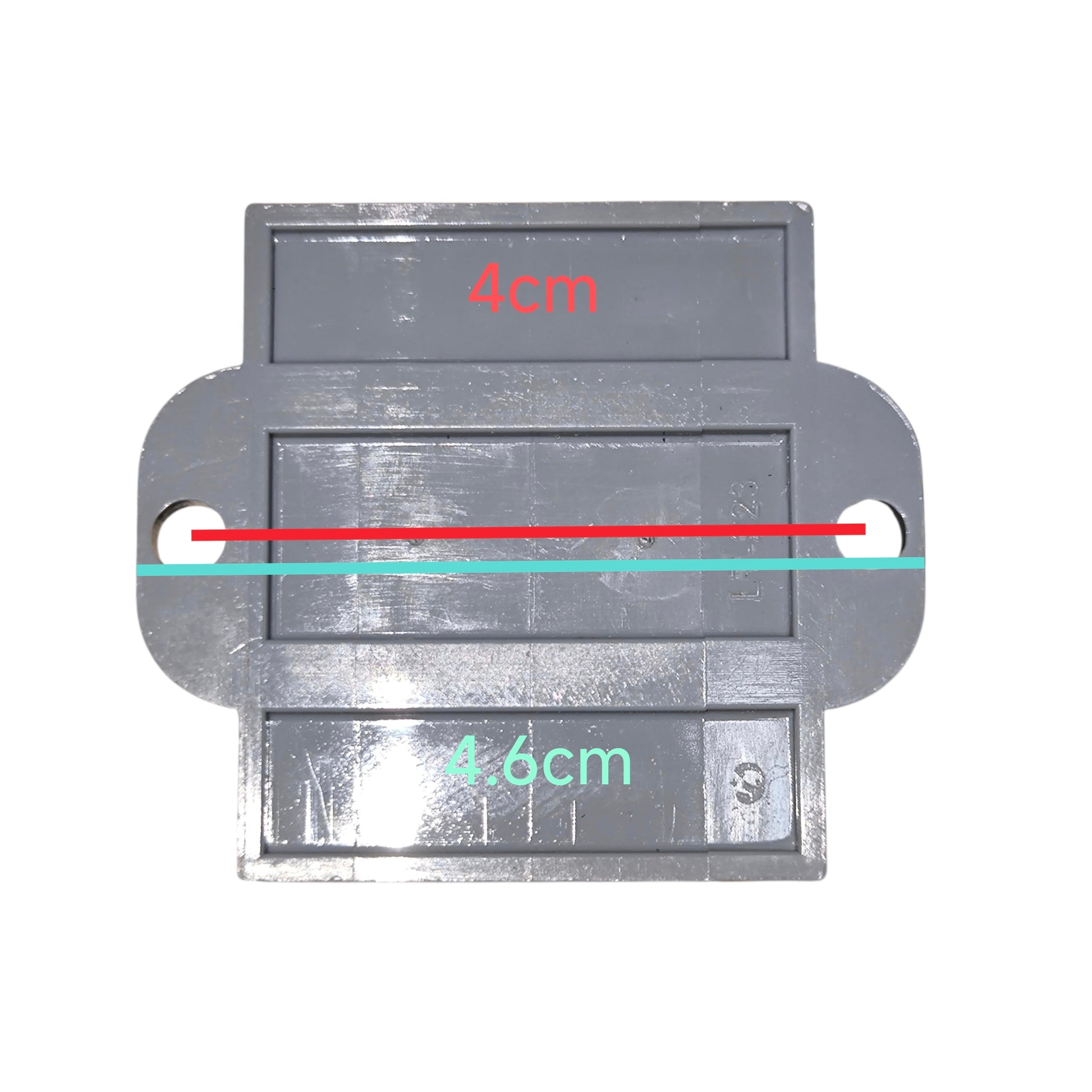 Metal bracket on a white background