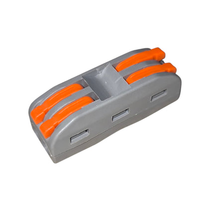 Gray and orange tool on a white background