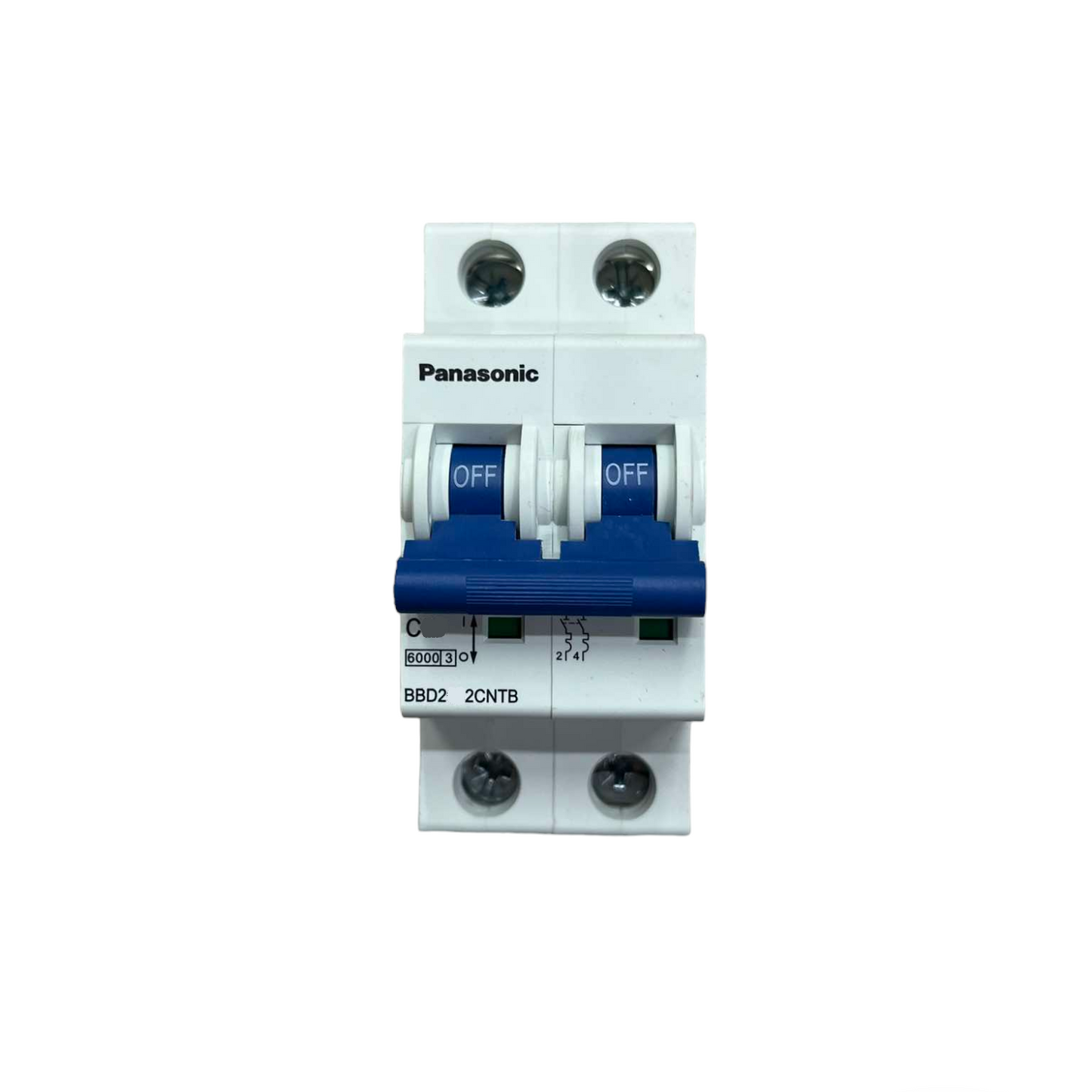 Panasonic 50A 6KAIC 220V 2 Pole Miniature Circuit Breaker with Indicator BBD2502CNTB