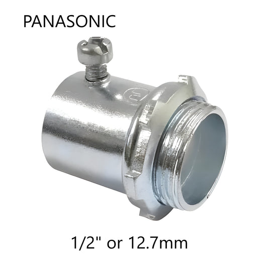 Panasonic 1/2 EMT Connector Screw Type 12.7mm