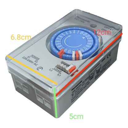 Panasonic 24 Hour Timer Switch 220V 60HZ TB178N 15A 220V On/Off