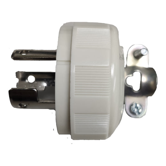 Panasonic 20A Twist Lock Plug 2P+E (3P) 250V (ML-3) Twistlock Plug White WF6320 Electx Electrical Supply